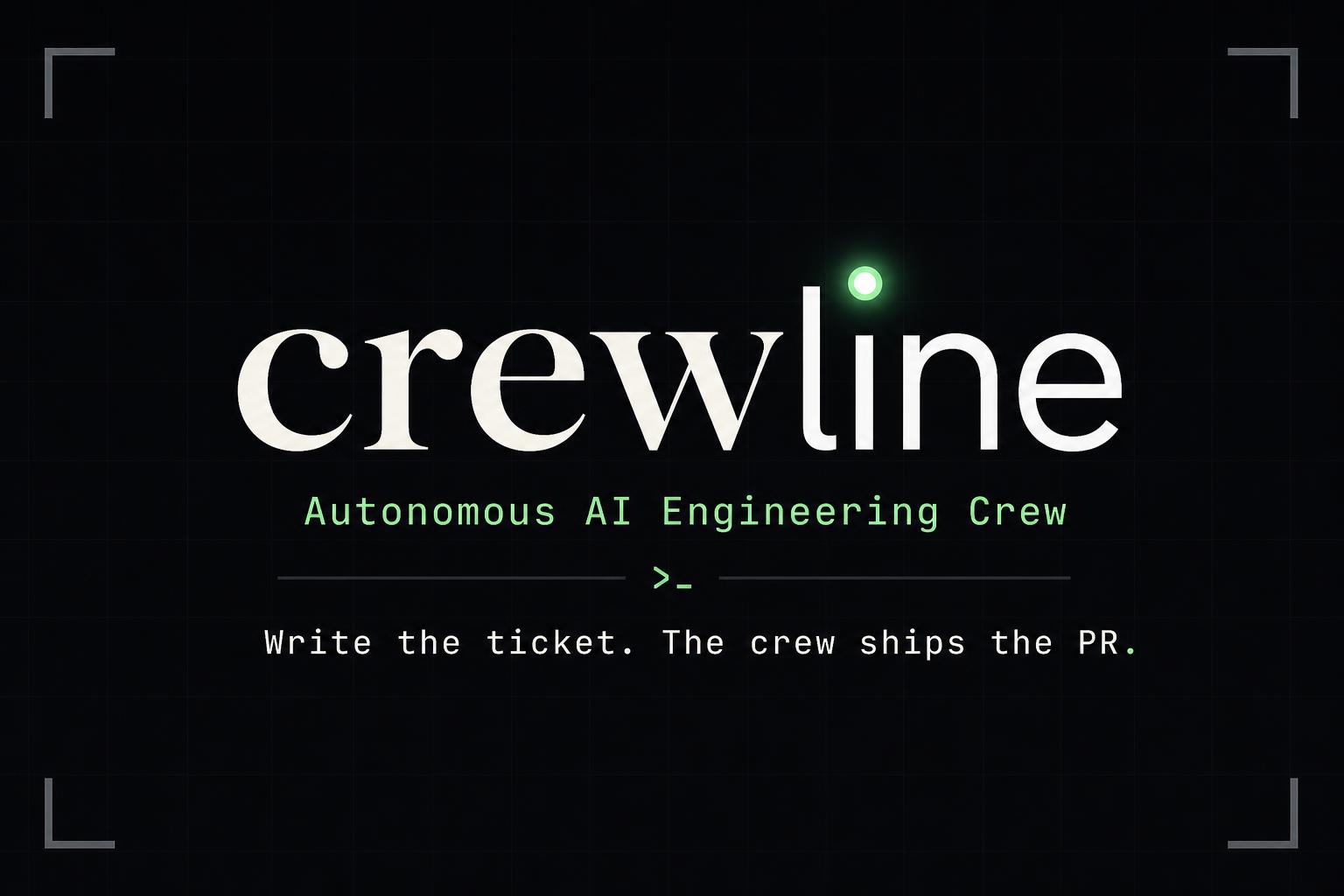 Crewline — Autonomous AI Coding Agents that Ship PRs